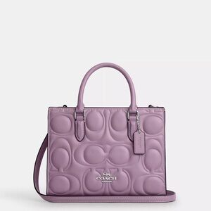 NWT~COACH Maggie Small Tote Bag In Signature Leather